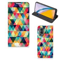 OnePlus Nord 2 5G | Hoesje met Magneet | Geruit