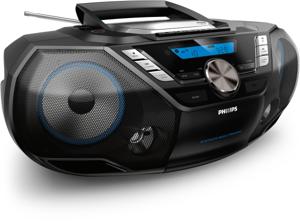 Philips AZB798T/12 draagbare stereo-installatie Analoog & digitaal 12 W DAB, DAB+, FM Zwart MP3 afspelen