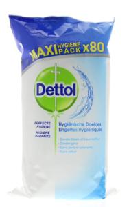 Dettol Hygienische schoonmaakdoekjes (80 st)