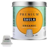 Koffiecapsules met doos Saula COMPOSTABLE ECOLOGICO (20 Stuks)