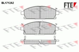 Remblokken set BL1712A2