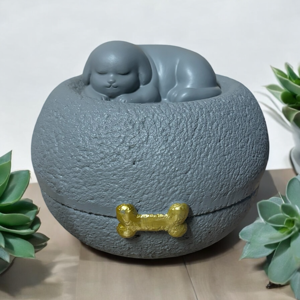 Honden urn grijs - Spiritualiteit - Spiritueelboek.nl