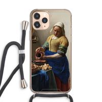 The Milkmaid: iPhone 11 Pro Transparant Hoesje met koord