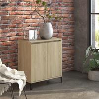 Dressoir 60x35x70 cm bewerkt hout sonoma eikenkleurig