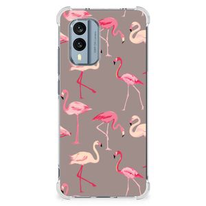 Nokia X30 Case Anti-shock Flamingo