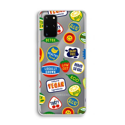 Fruitsticker: Samsung Galaxy S20 Plus Transparant Hoesje