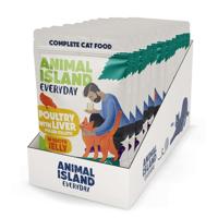 ANIMAL ISLAND Everyday Poultry and liver in jelly - nat kattenvoer - 12 x 85g