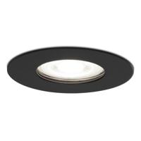 Bari LED inbouwspot - 4 Watt 345 Lumen - 6500K daglicht wit - GU10 - Dimbaar - Rond - IP64 Waterdicht - Zwart - Voor binnen, buiten en badkamer