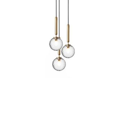 Nuura Miira 3 Hanglamp - Messing - Transparant