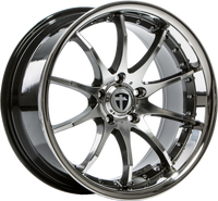 Tomason TN8 Hyperblack diamond polished with Steel lip - thumbnail