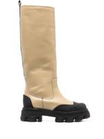 GANNI bottes Cleated Tubular - Tons neutres