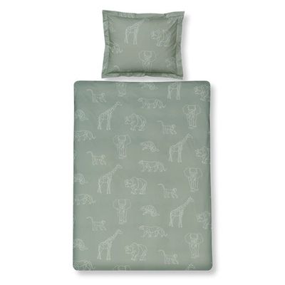 Vandyck Vandyck SAFARI KIDS 1-persoons (140x200/220 ) vintage green