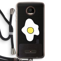 Spiegelei: Motorola Moto Z Force Transparant Hoesje met koord