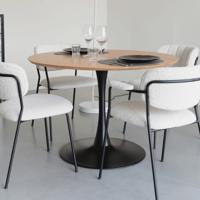 ZILT Ronde Eettafel 'Shandi' 110cm, kleur Naturel
