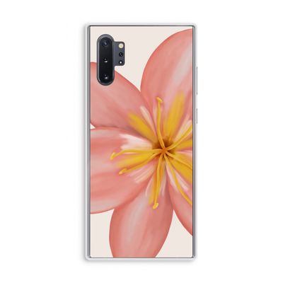 Pink Ellila Flower: Samsung Galaxy Note 10 Plus Transparant Hoesje