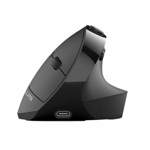 JLab JBuds Ergonomic Wireless Vertical Mouse muis 1200 - 2400 DPI, Bluetooth 5.2 / 2.4 GHz