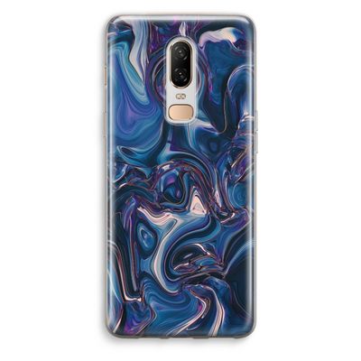 Mirrored Mirage: OnePlus 6 Transparant Hoesje