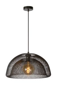 Lucide MESH - Hanglamp - Ø 45 cm - 1xE27 - Zwart