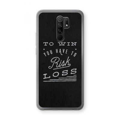 Risk loss: Xiaomi Redmi 9 Transparant Hoesje