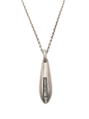 Parts of Four collier Chrysalis à pendentif en quartz - Argent