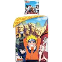 Beddengoedset - NARUTO - Konoha - Microvezel - 1 dekbedovertrek 140 x 200 cm + 1 kussensloop 63 x 63 cm