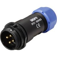 Weipu SP2111 / P 4 I Ronde connector Stekker, recht Totaal aantal polen: 4 Serie (ronde connectoren): SP21 1 stuk(s)