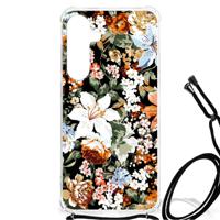 Case voor Samsung Galaxy S24 Plus Dark Flowers - thumbnail