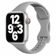 Sportbandje Slim Fit - Grijs - Geschikt voor Apple Watch 38mm / 40mm / 41mm