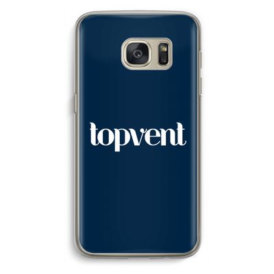 Topvent Navy: Samsung Galaxy S7 Transparant Hoesje