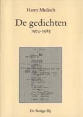 De gedichten, 1974-1983 (Paperback)