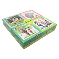 Lobbes dieren van fiep 4in1 puzzel