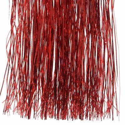 Decoris kerstboom folie slieren - 1x zakje - tinsel - rood - 40 x 50 cm Decoris kerstboom folie slieren - 1x zakje - tinsel - rood - 40 x 50 cm