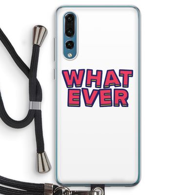Whatever: Huawei P20 Pro Transparant Hoesje met koord