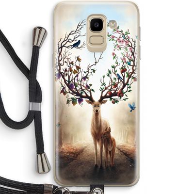 Seasons Change: Samsung Galaxy J6 (2018) Transparant Hoesje met koord