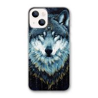 Darkness Wolf: iPhone 13 mini Transparant Hoesje