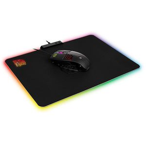 Tt eSports Draconem RGB Cloth Edition Gaming Muismat - Zwart