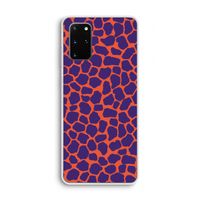 Purple Giraffe: Samsung Galaxy S20 Plus Transparant Hoesje Purple Giraffe: Samsung Galaxy S20 Plus Transparant Hoesje