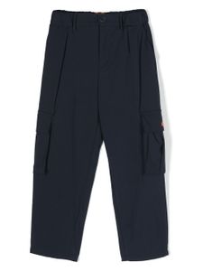 Missoni Kids pantalon cargo à patch logo - Bleu