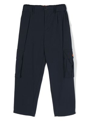 Missoni Kids pantalon cargo à patch logo - Bleu