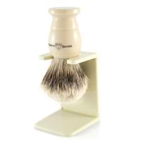 Edwin Jagger Shaving Brush Imitation Ivory with Drip Stand Ref. 1EJ877SDS 1st