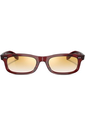 Oliver Peoples lunettes de soleil Fai à monture rectangulaire - Violet