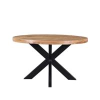 LABEL51 Eetkamertafel Ziggy - Rough - Mangohout - Rond - 140 cm - thumbnail