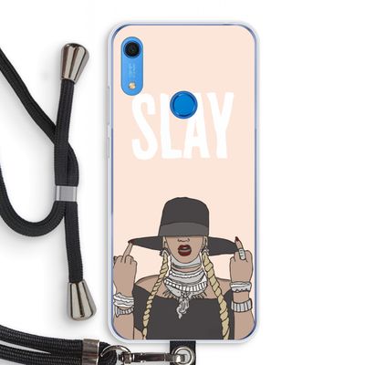Slay All Day: Huawei Y6s Transparant Hoesje met koord