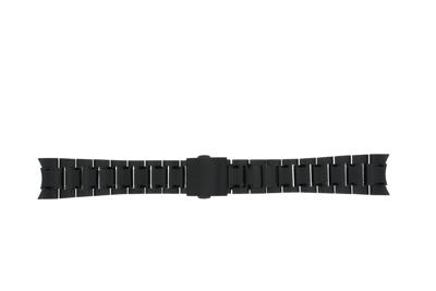 Horlogeband Seiko 8X53-0AB0 / SSE049J1 / M0XF111M0 Staal Zwart 22mm