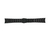 Horlogeband Seiko 8X53-0AB0 / SSE049J1 / M0XF111M0 Staal Zwart 22mm Horlogeband Seiko 8X53-0AB0 / SSE049J1 / M0XF111M0 Staal Zwart 22mm