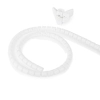 Nedis Kabelmanagement | Spiraalvormige sleeve | 2 m | 22 mm | 1 stuks - CMSW1922WT200 CMSW1922WT200 Nedis Kabelmanagement | Spiraalvormige sleeve | 2 m | 22 mm | 1 stuks - CMSW1922WT200 CMSW1922WT200
