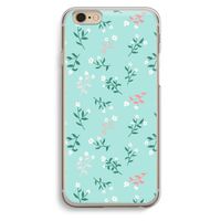Small white flowers: iPhone 6 / 6S Transparant Hoesje