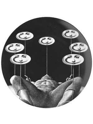 Fornasetti assiette Tema e Variazioni n.193 - Noir