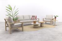 Verano/Demi stoel-bank loungeset (5-delig) - Latte