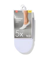 HEMA Sneakersokken 5 Paar Wit (wit)